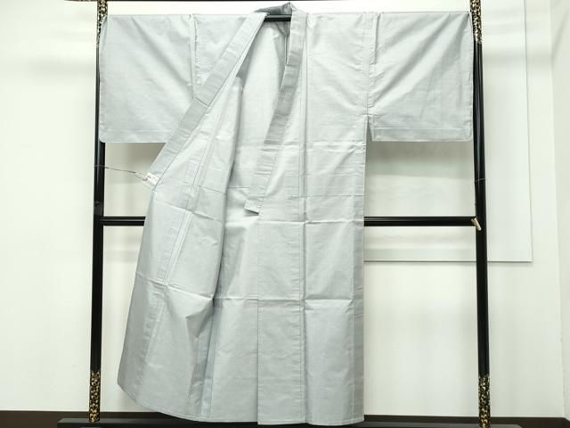 平和屋本店■極上　男性　本場大島紬　白大島　単衣　キングサイズ　十の字　徳田幸夫作　やまと誂製　証紙付き　逸品　未使用　CZAA4255s5 平和屋本店□極上 男性 本場大島紬 白大島 単衣 キングサイズ 十の字