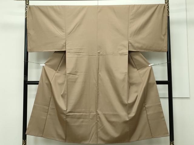 上 男性 紬 羽織セット 色無地 キングサイズ 着物 肥後煤竹色 羽織 錆鉄御納戸色 s 5