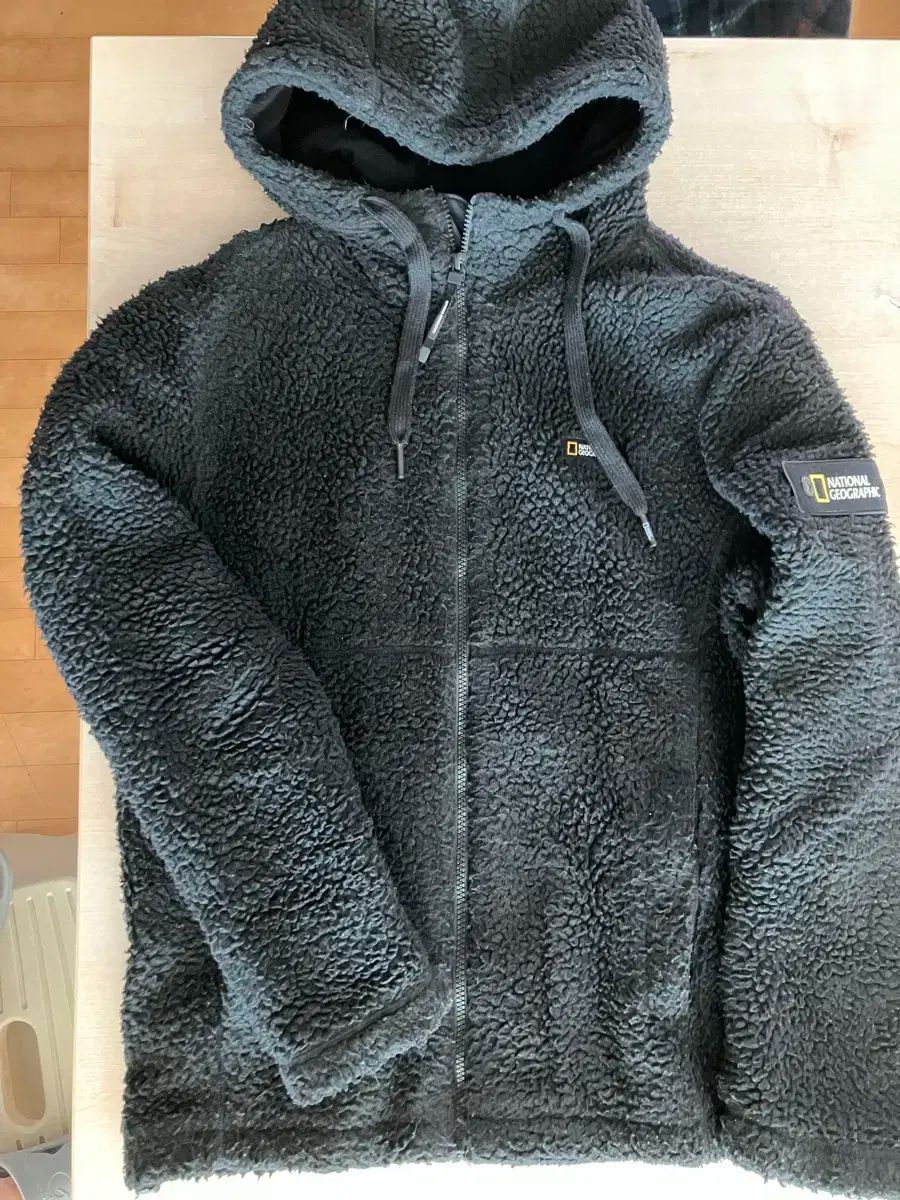 ナショナルジオグラフィック 黒 ボア ディスカバリー ザノースフェイス シープスキン