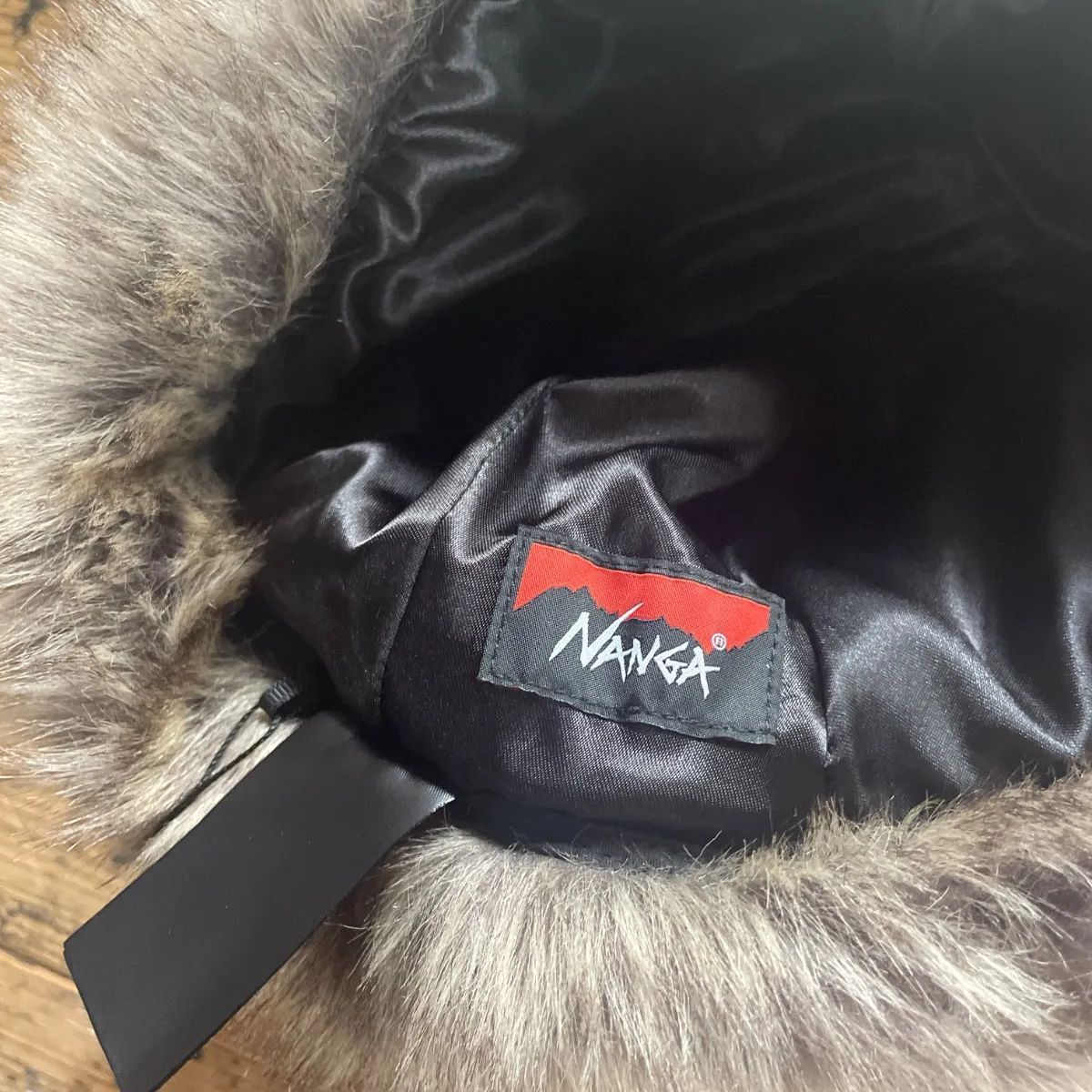 25年秋冬 NANGA ナンガ オーロラテックス ファー フライトキャップ 黒 男女共用 メンズ レディース