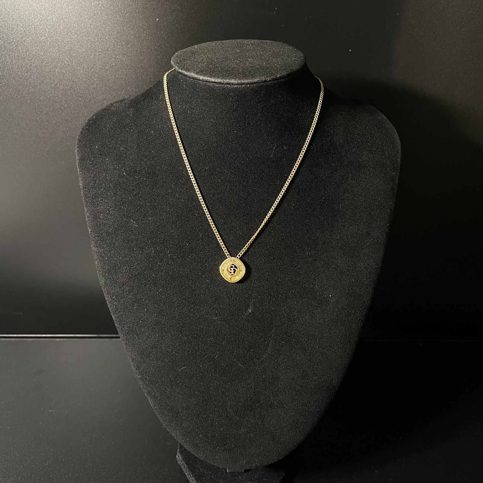 クリスチャンディオール ネックレス ネックレスロゴ ラインストーン B25091318