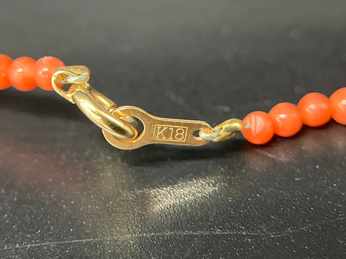 ネックレス さんご