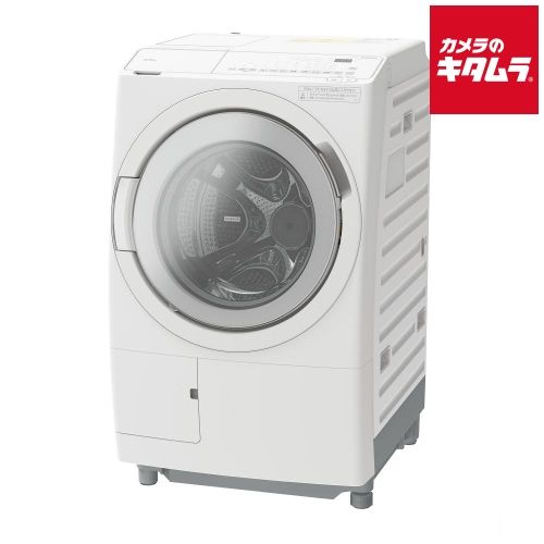 日立 ドラム式洗濯乾燥機 らくメンテ BD-SV120JL ホワイト 左開き 12kg|6kg 納期約１週間