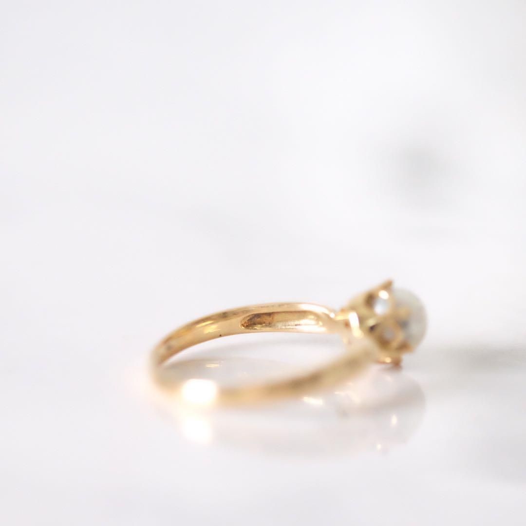 ヴァンドーム 指輪 レディース k18 パール 11号 リング FORTGASGNV_COM_BR