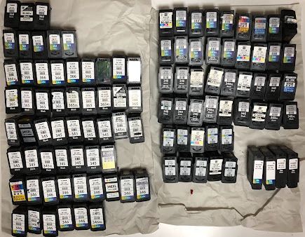 キャノン プリンター用インク使用済み インクカートリッジ 108個