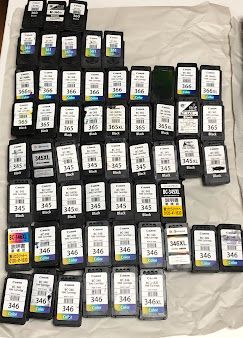 キャノン プリンター用インク使用済み インクカートリッジ 108個