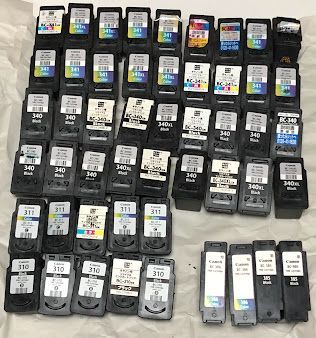 プリンター用インク使用済み