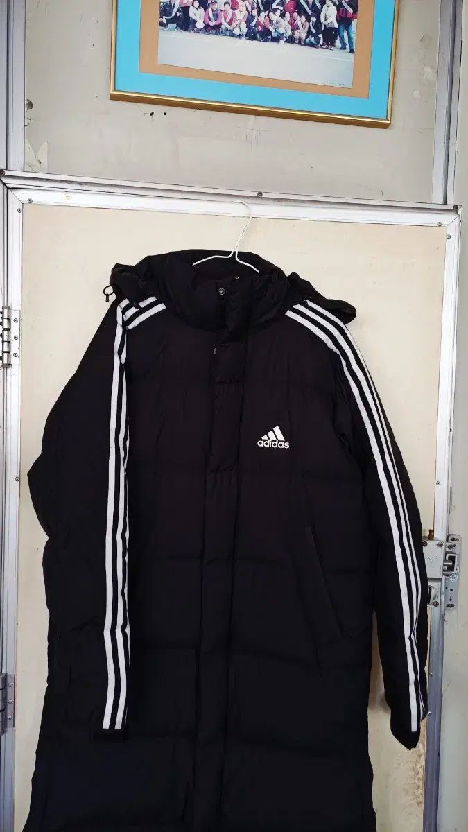 アディダス メンズ ダウンジャケット ロング丈 100サイズ