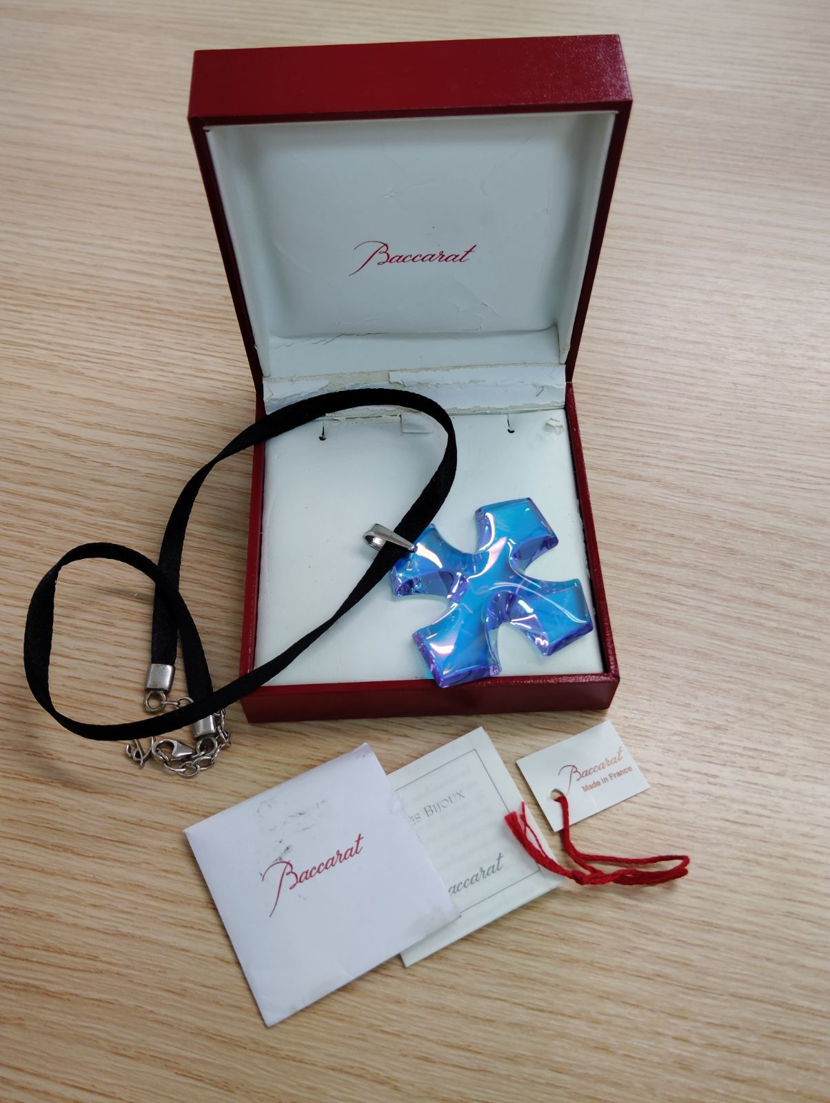 Baccarat バカラ オクシタンクロス チネックレス シルバー925