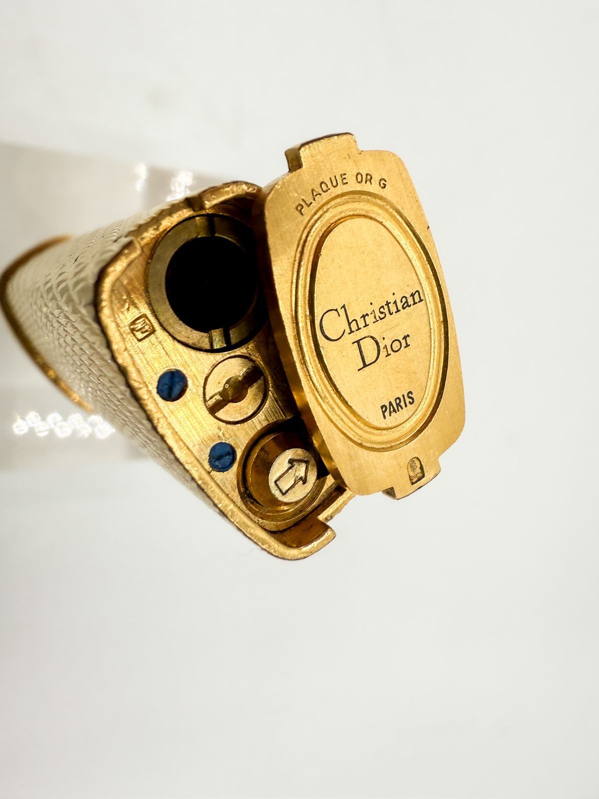 クリスチャンディオール ガスライター スイス製 金色 動作未 現状品