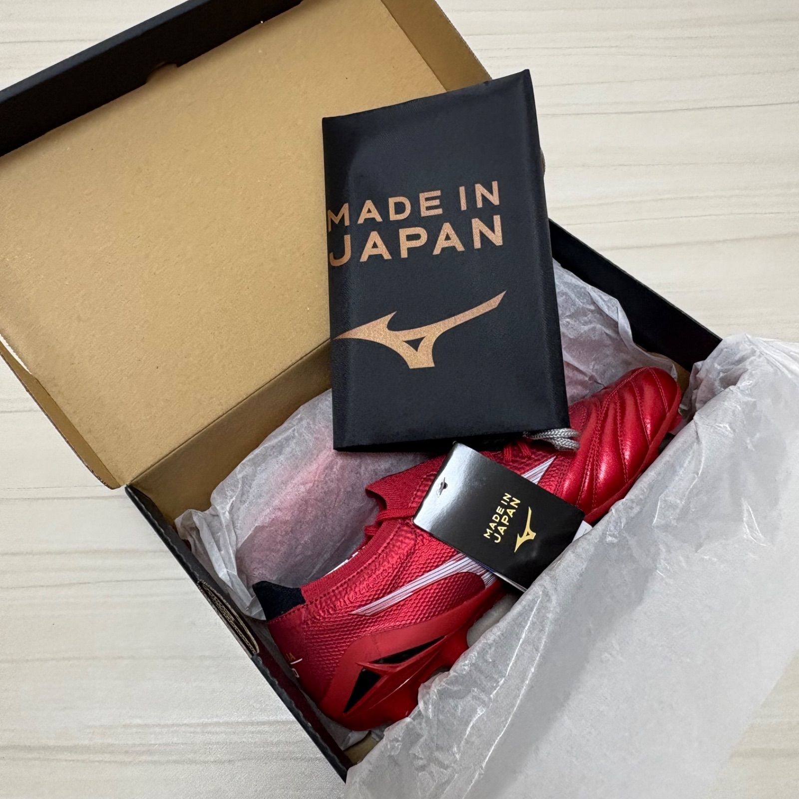 MIZUNO ミズノ モレリアネオ4β JAPAN ジャパン ルビーレッドパック