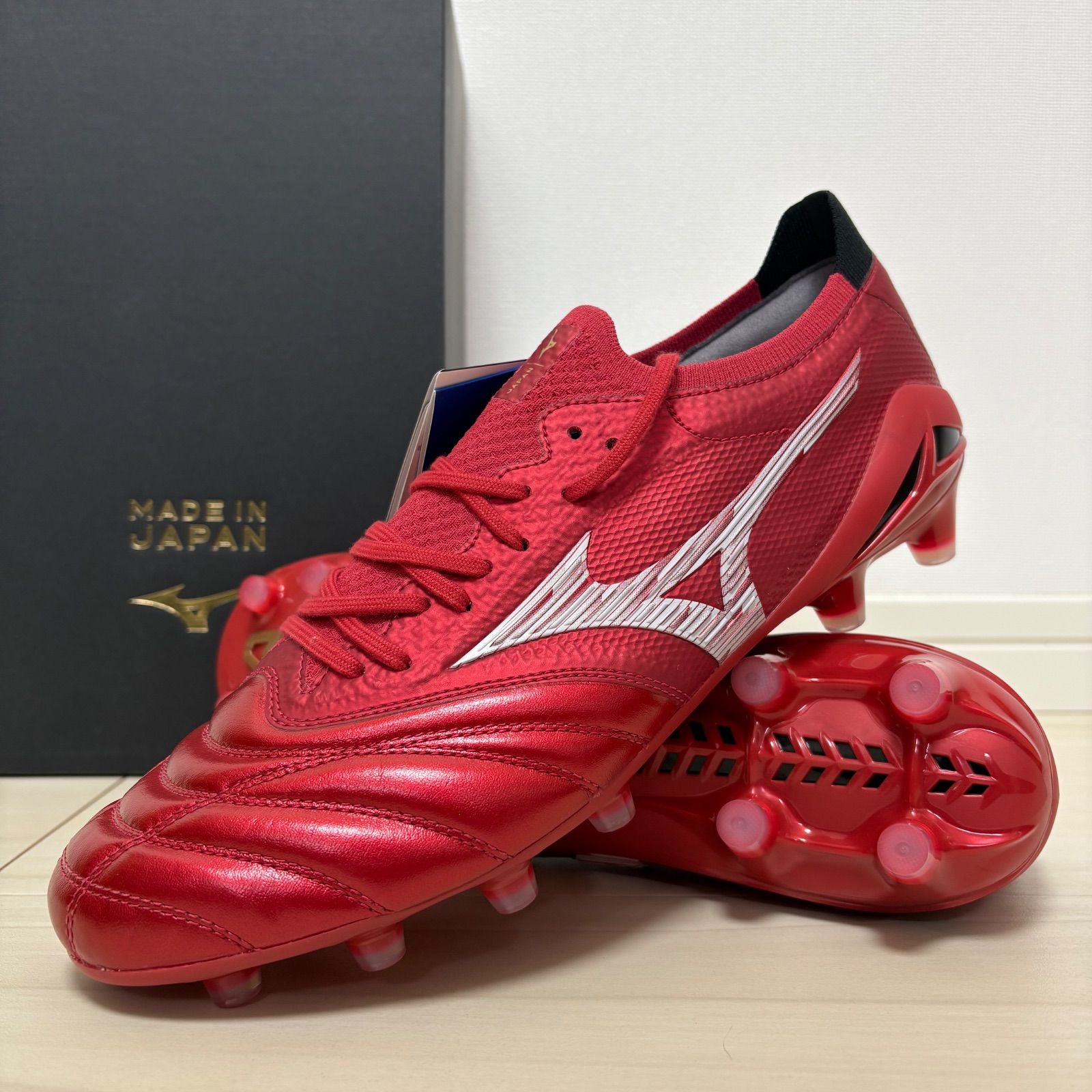 MIZUNO ミズノ モレリアネオ4β JAPAN ジャパン ルビーレッドパック