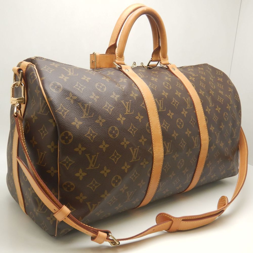 LOUIS VUITTON ルイヴィトン モノグラム キーポルバンドリエール50 M41416 ボストンバッグ ブラウン レディース 253294