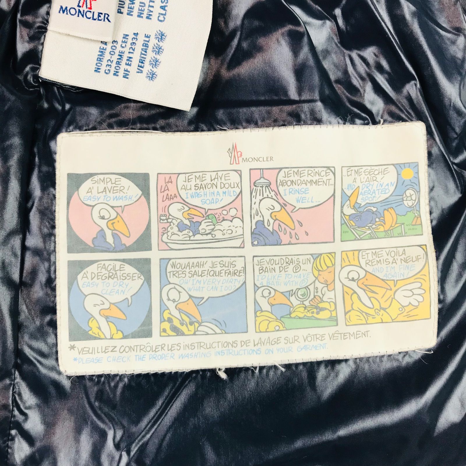 ダブルジップスナップボタン比翼仕立て