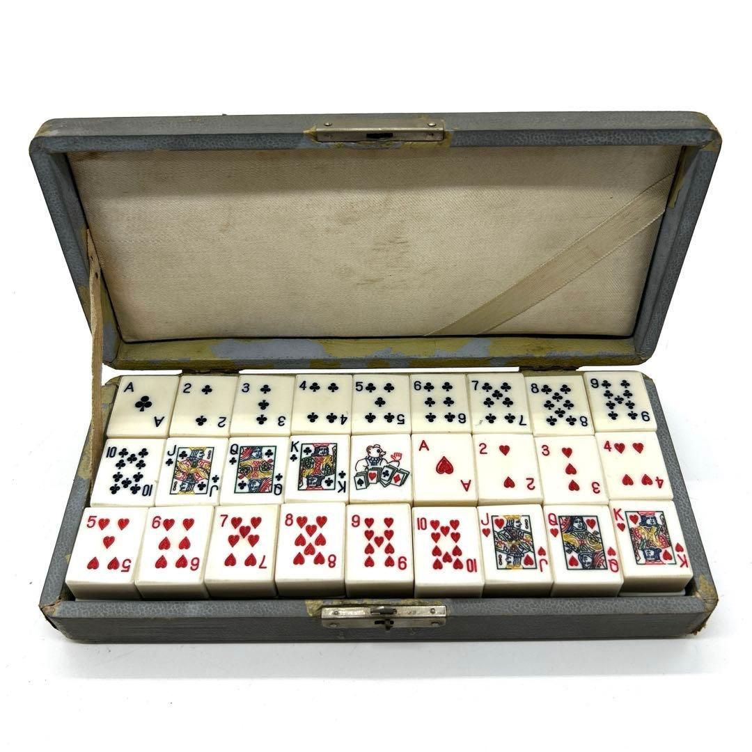 品 麻雀牌型 トランプ牌 古玩具 昭和レトロ ヴィンテージ a86