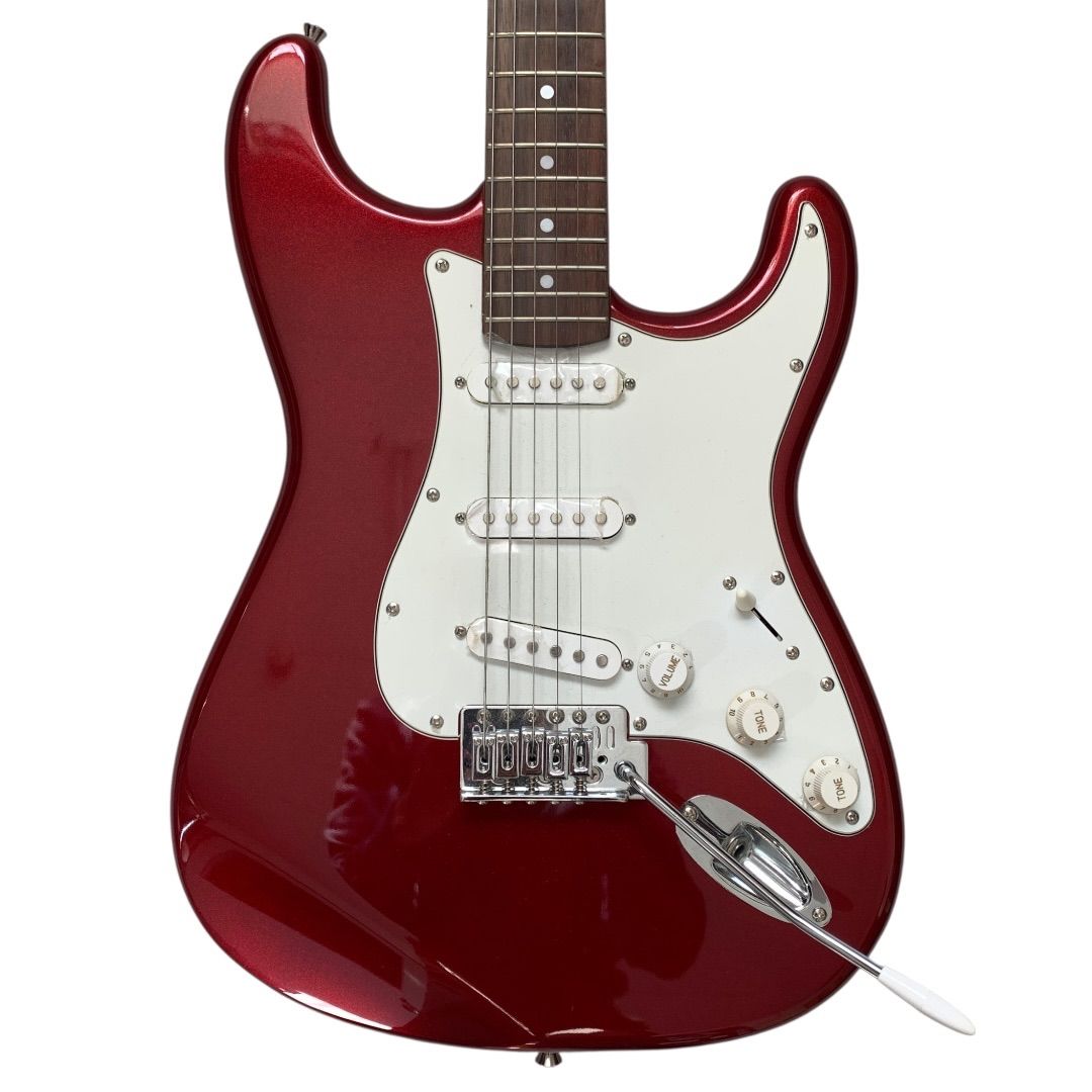 送料込み‼️バスカーズ エレキギター レッド BUSKER'S 付属品付き