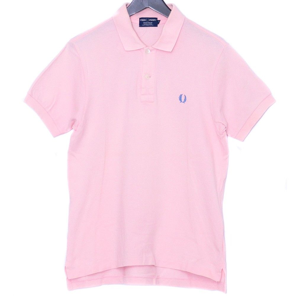 FRED PERRY ダークピンク ポロシャツ UK8 FRED PERRY The Fred Perry Shirt Lサイズ ピンク FPP-P712 - メルカリ