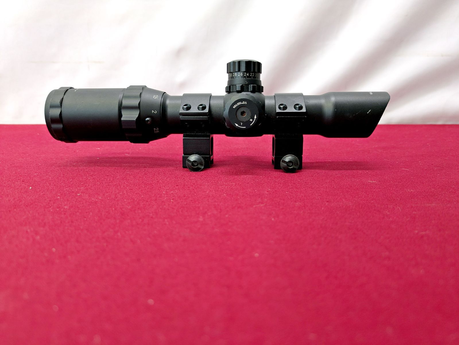 レンズキャップ無し LEAPERS 赤|緑イルミネーション スコープ 1-4×28 830