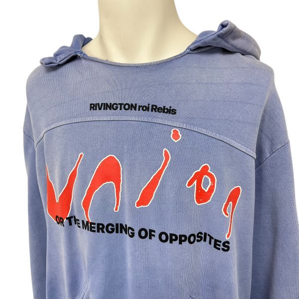 ご注文期待致します! ◆ リヴィントンロイレビス RRR123 RIVINGTON roi Rebis ヴィンテージ加工 パーカー フーディー 水色 S メンズ S5W333 育児