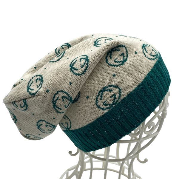 ○ グッチ GUCCI ダッパー ダン ニットビーニー ニット帽 GGモノグラム