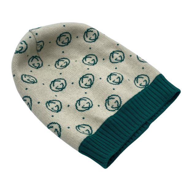 ○ グッチ GUCCI ダッパー ダン ニットビーニー ニット帽 GGモノグラム