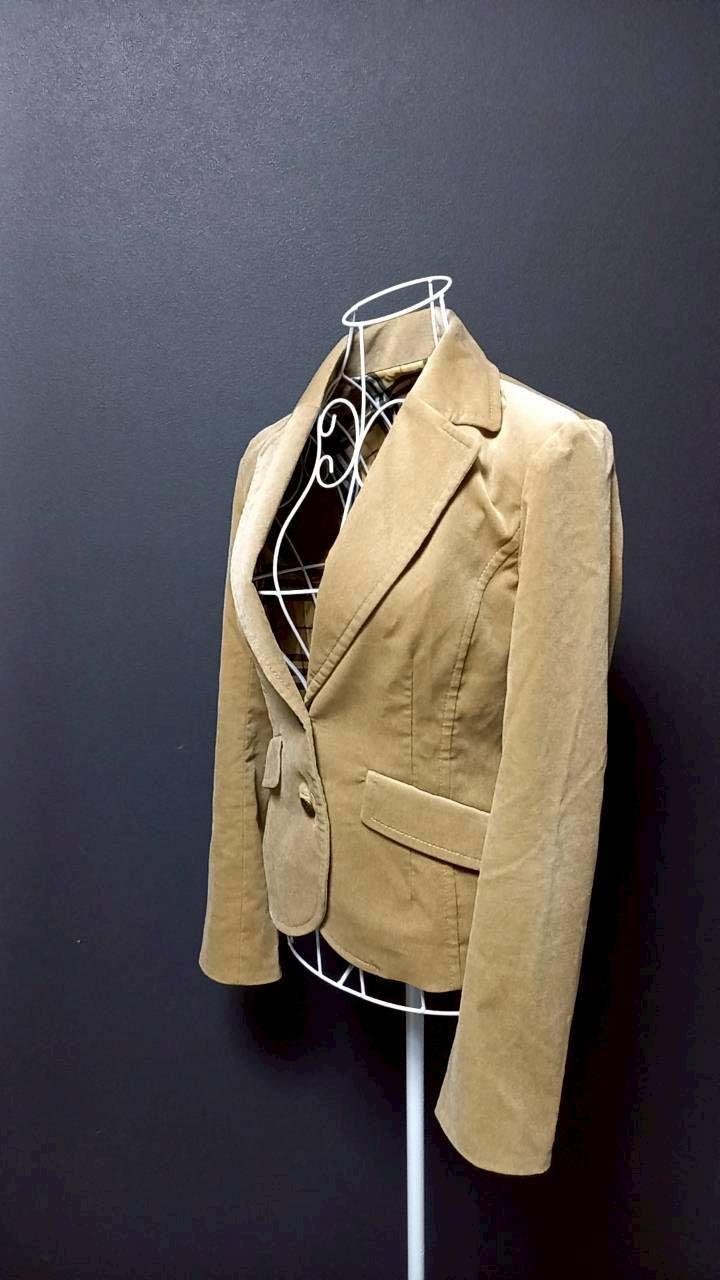 BURBERRY BLUE LABEL ブレザー ジャケット 金ボタン 裏地ノバチェック