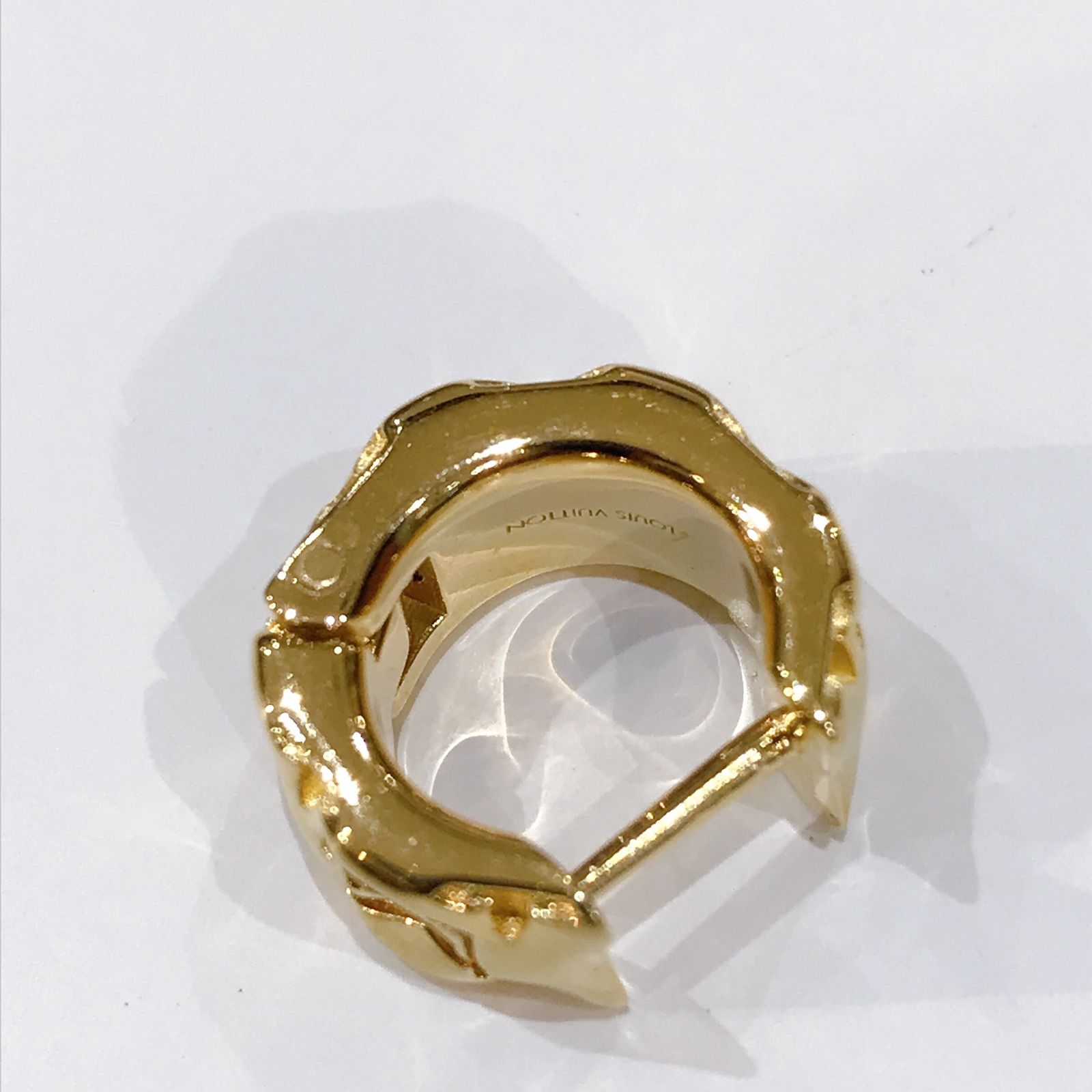 LOUIS VUITTON フープピアス ブックル ドレイユ ピロー ナノグラム