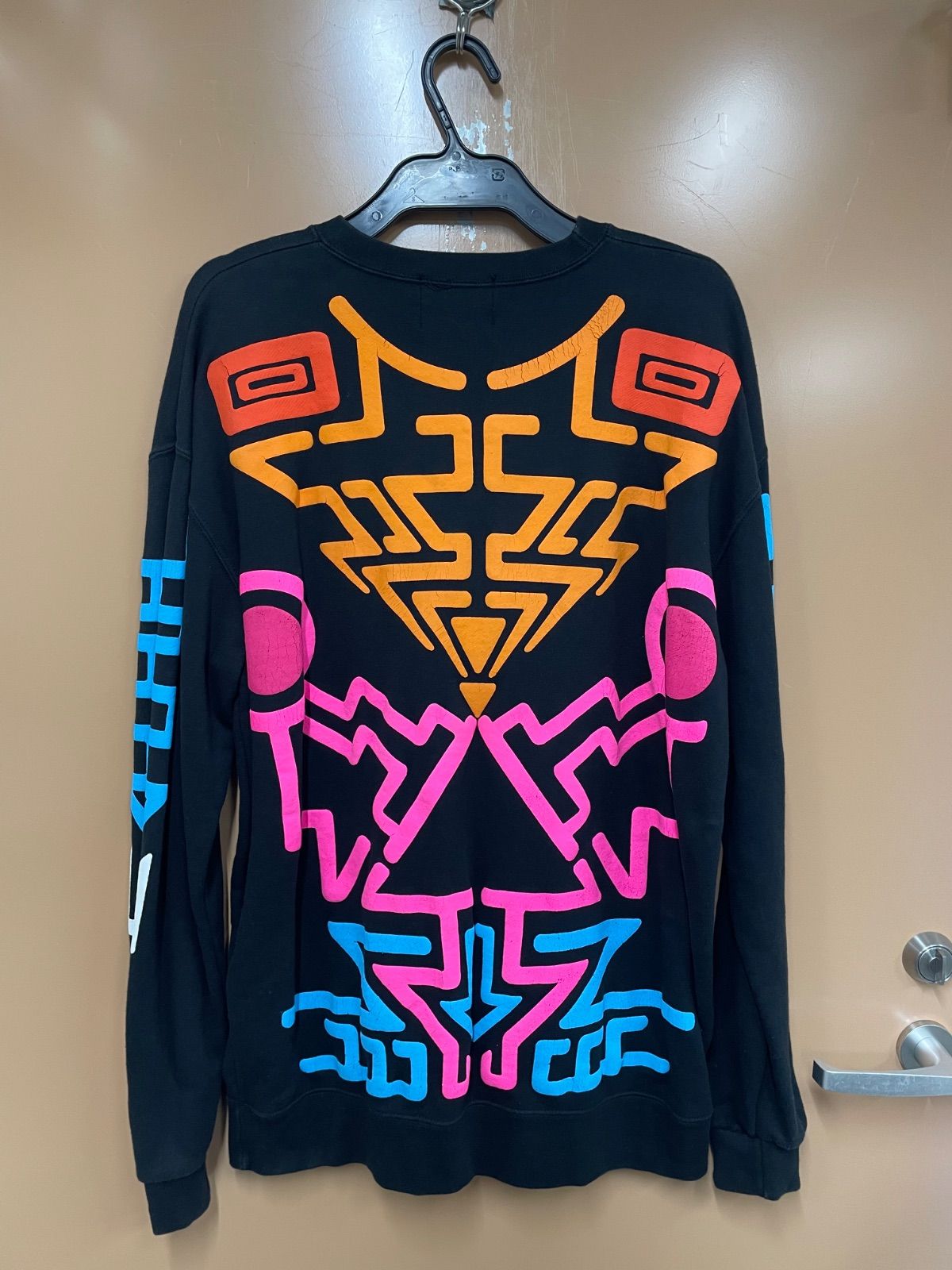 ZOMU セットアップ トレーナー-スウェットパンツ ブラック 原宿DOG