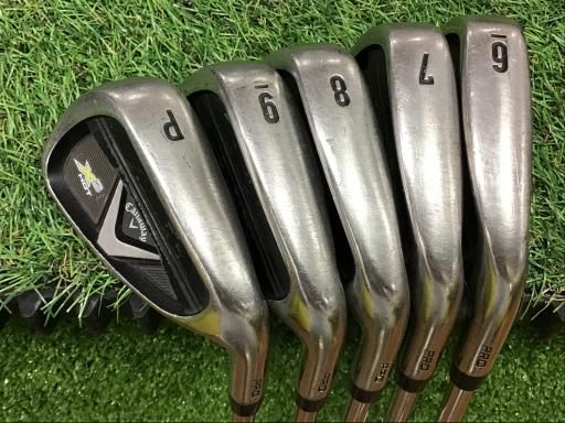 キャロウェイ X2 HOT PRO 6S アイアンセット IR Memphis 10 DB フレックスSR メンズ 男性用 右利き 右用 Dランク ゴルフクラブ