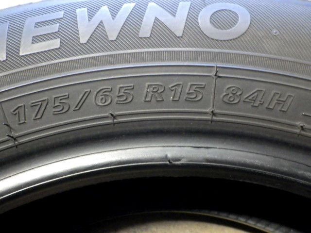 K365 送料無料◆2025年製造 約8部山◆BS NEWNO◆175|65R15◆4本 FFCRYSTALESIA_COM