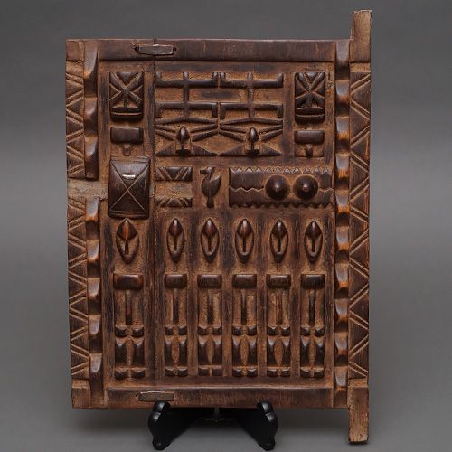 アフリカ マリ ドゴン族 穀物庫 扉 グラナリードア プリミティブアート 木彫り 彫刻 アフリカンアート アフリカ雑貨 民具