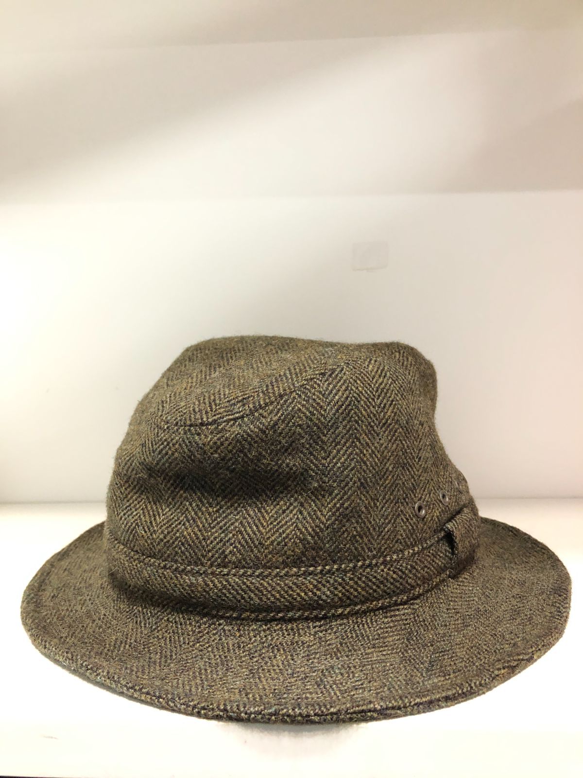 020192 RRL DOUBLE RL Tweed Bucket Hat ウール コットン ヘリンボーン ツイード バケット ハット 帽子 キャップ Ralph Lauren ラルフローレン