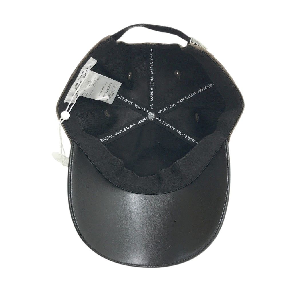 MARK-LONA マークアンドロナ モデル フェイクレザー切替 キャップ スカル カモフラ 迷彩柄 ブラウン系 240101549873 ゴルフウェア ストスト LLC-HASEGAWATOSO_COM