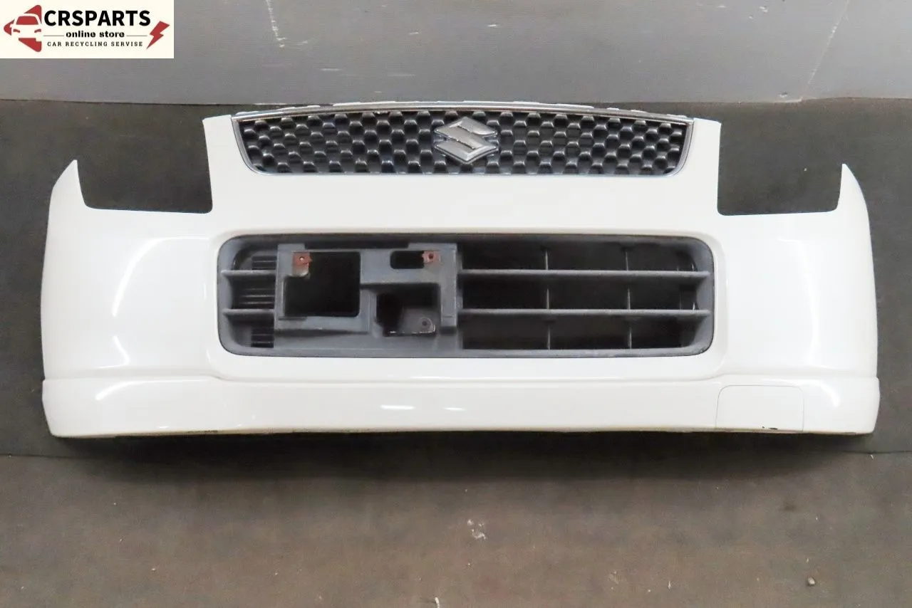 割れ無 MH23S ワゴンR リミテッド 純正 フロントバンパー グリル スポイラー付 ZJ3 ブラックパール A3007 送料無料 MH23S ワゴンR MJ23S AZワゴン 純正