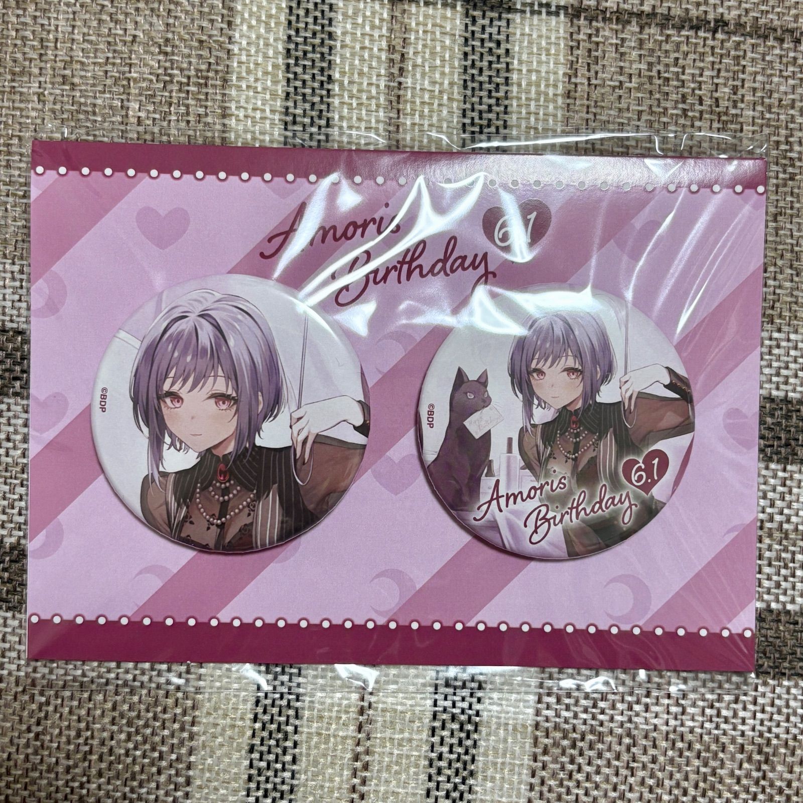 バンドリ Ave Mujica アクリルスタンド 缶バッジ Birthday バンドリAve Mujica 誕生日 バースデー Birthday 缶バッジ アモーリス
