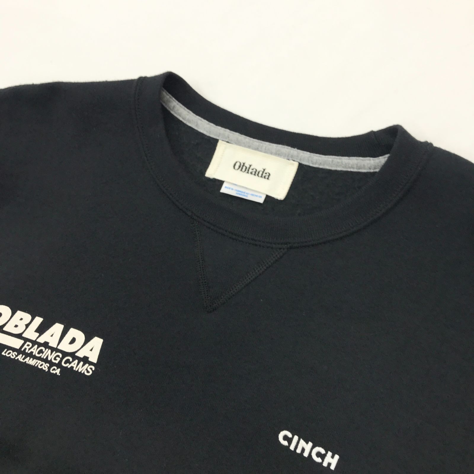 Oblada オブラダ Remake Sweat リメイクスウェット ブラック OS