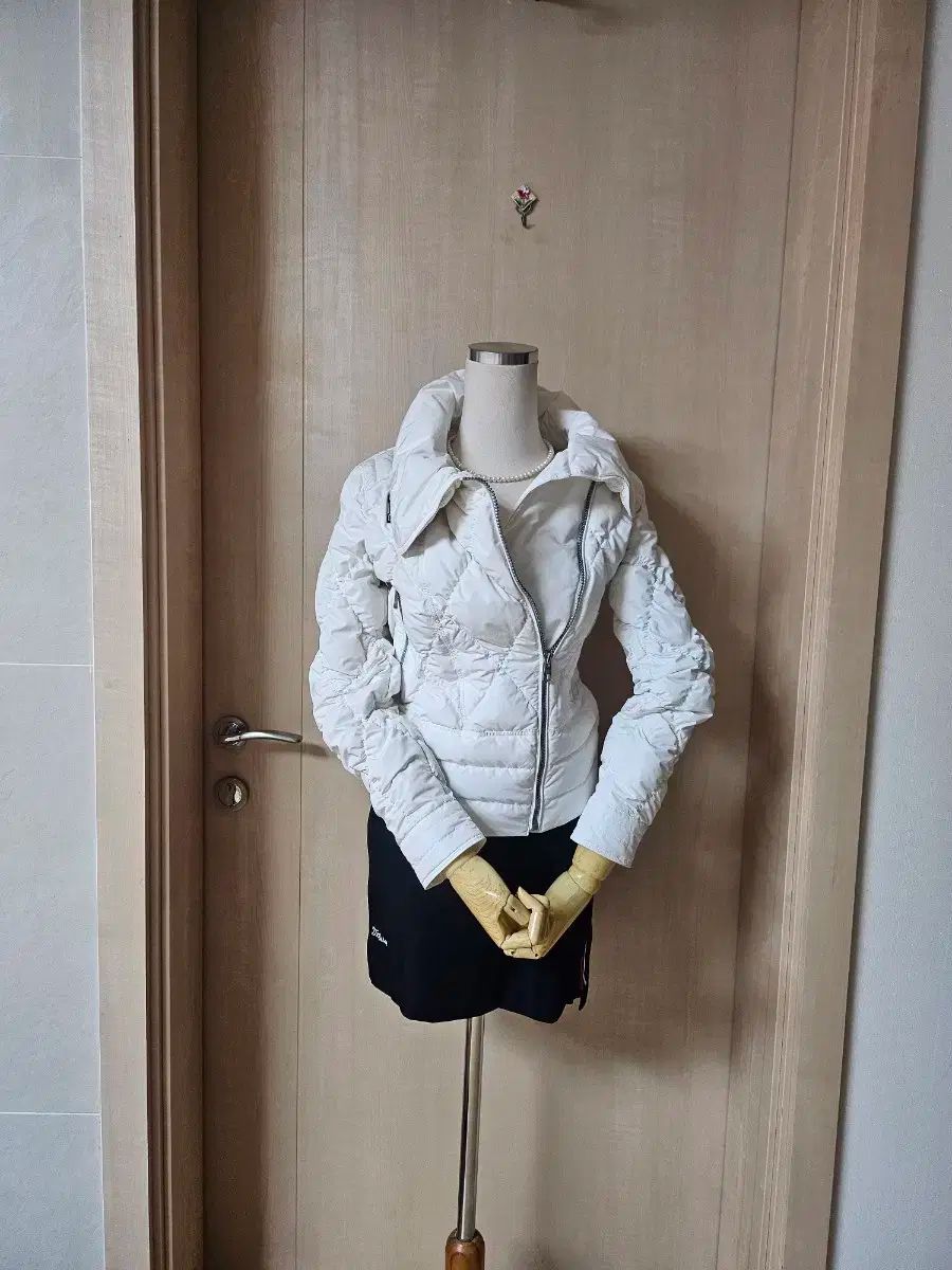 パーリーゲイツ 白 ショート ダウン アウター 90