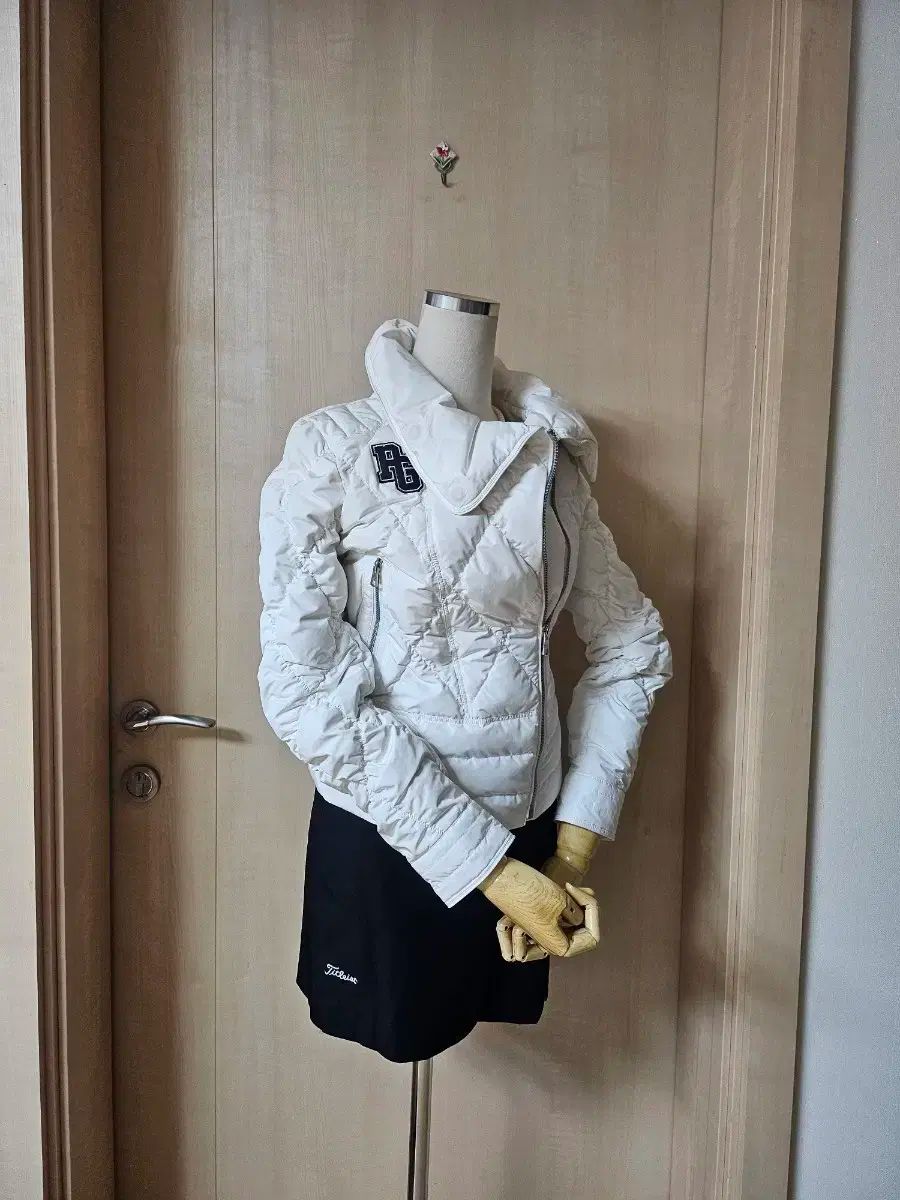 パーリーゲイツ 白 ショート ダウン アウター 90