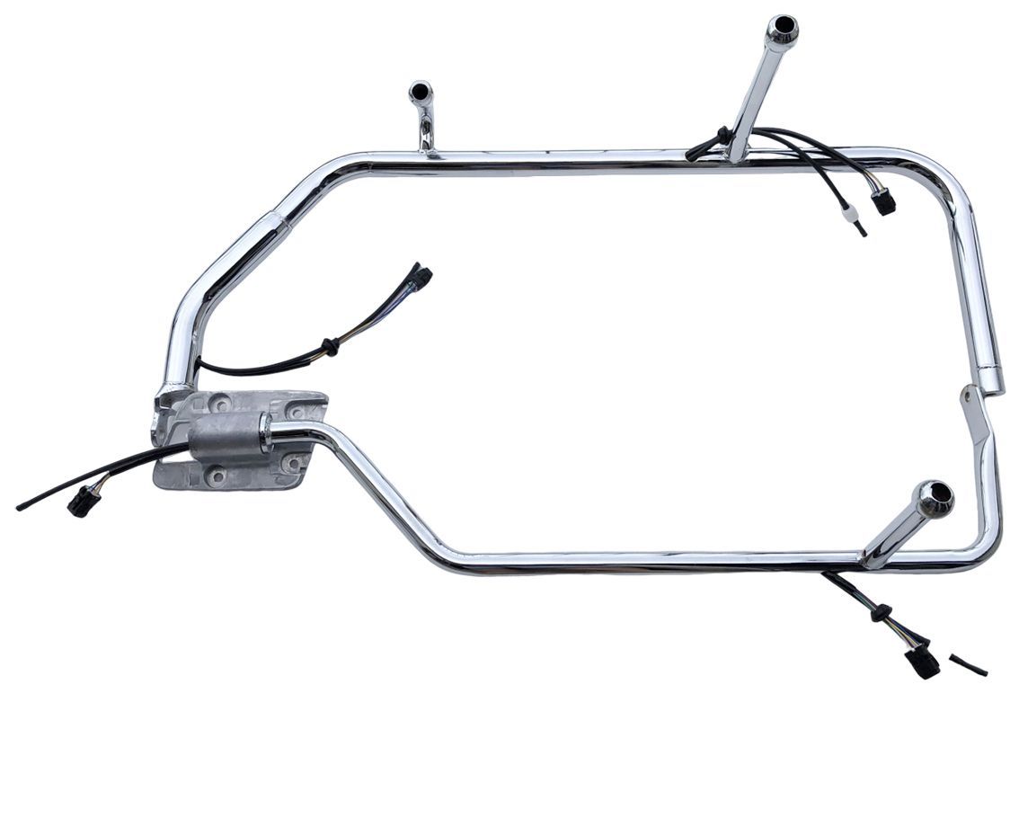 いすゞ 17ファイブスターギガ メッキミラーステー 電動格納ミラー用 左右セット サイドミラーアーム