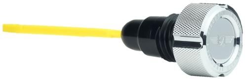 MAGNETIC エンジンオイルディップスティック KNURLED ポリッシュシルバー 2007～16年ツーリング トライクモデル WWW_USTAUSTRALIA_COM_AU