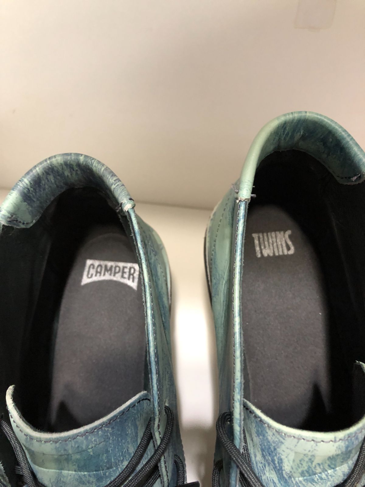  510192 CAMPER TWINS チャッカ ブーツ 41 25 5 cm シューズ カンペール チャッカブーツ ブーツ 革靴