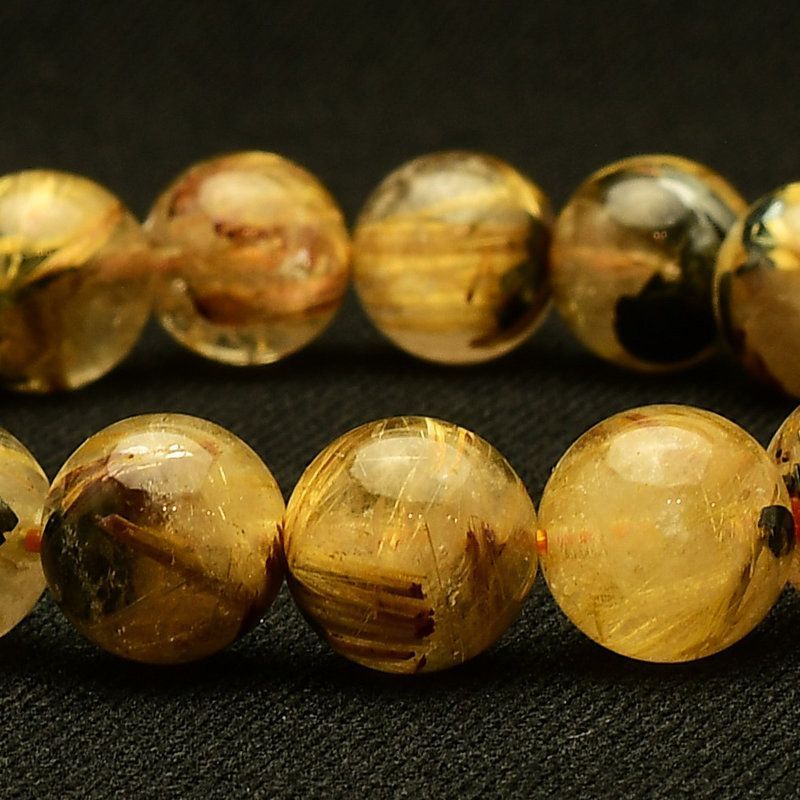 太陽放射ルチル ブレスレット