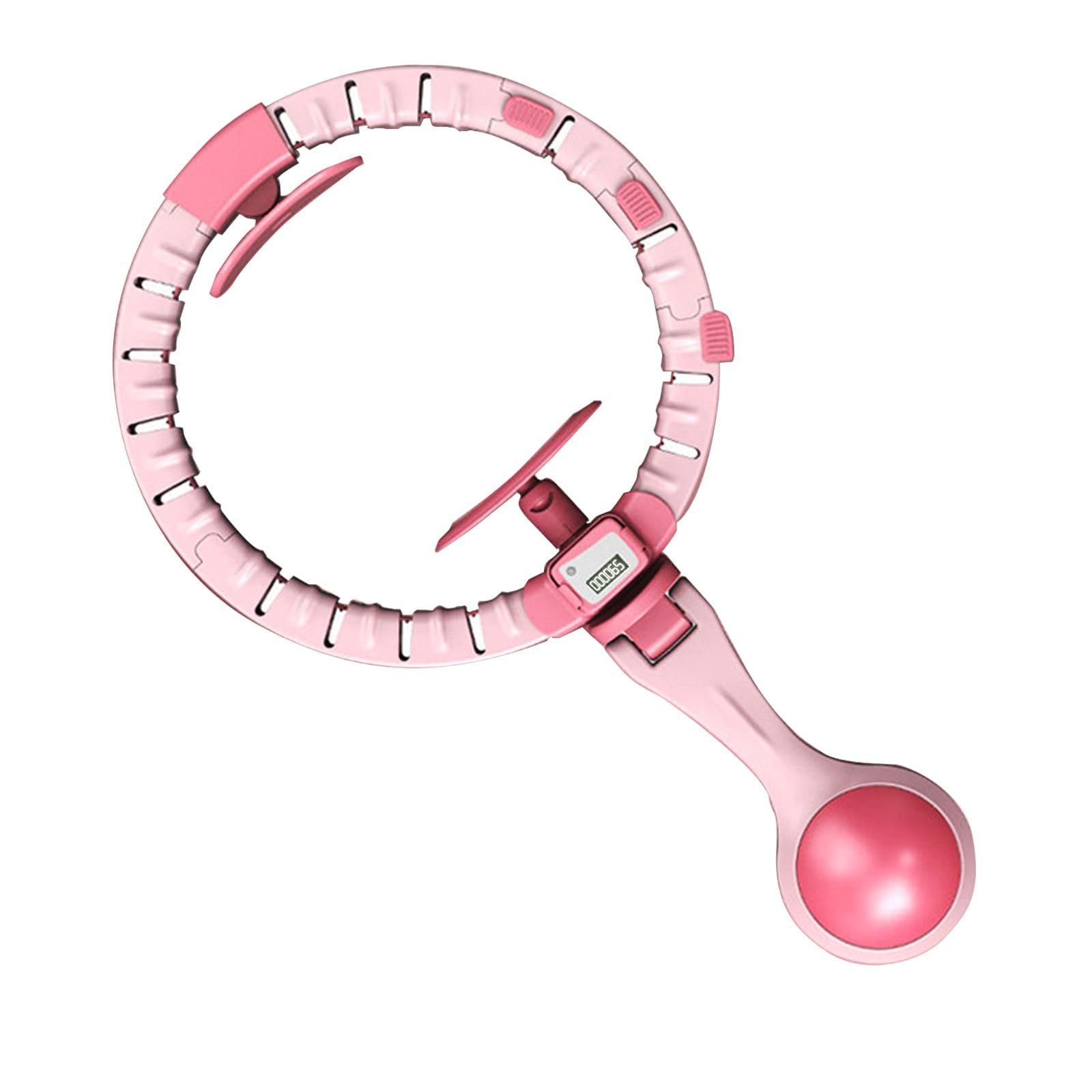 Kamiizumi フラフープ ダイエット用 進化系 スマートフラフープ ダイエット 組み立てと分解が簡単 落ちないフラフープ サイズ調整 フィットネスフープ エクササイズ用 カウントセンサー付き 日本語取扱説明書