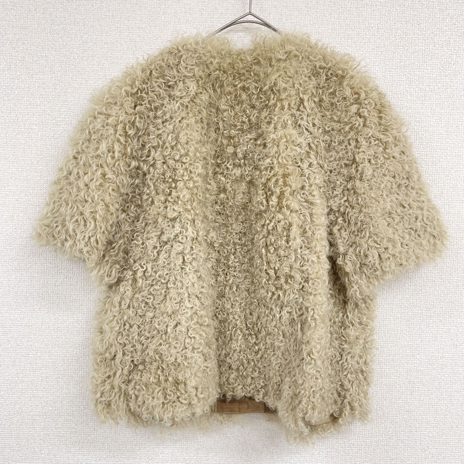 DOLCE&GABBANA ムートンファー シープスキンブルゾン 希少サイズ44 DOLCE&GABBANA ムートンファー シープスキンブルゾン 希少サイズ44