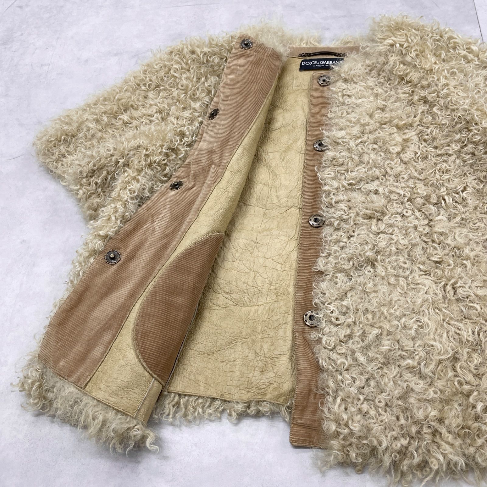 DOLCE&GABBANA ドルチェアンドガッバーナ ファージャケット 毛皮