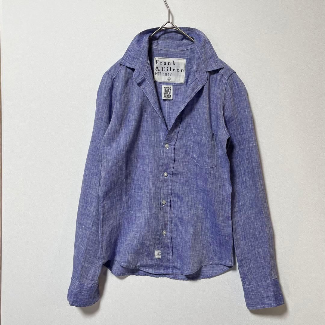 Frank&Eileen フランクアンドアイリーン リネン 麻 長袖 シャツ XXS