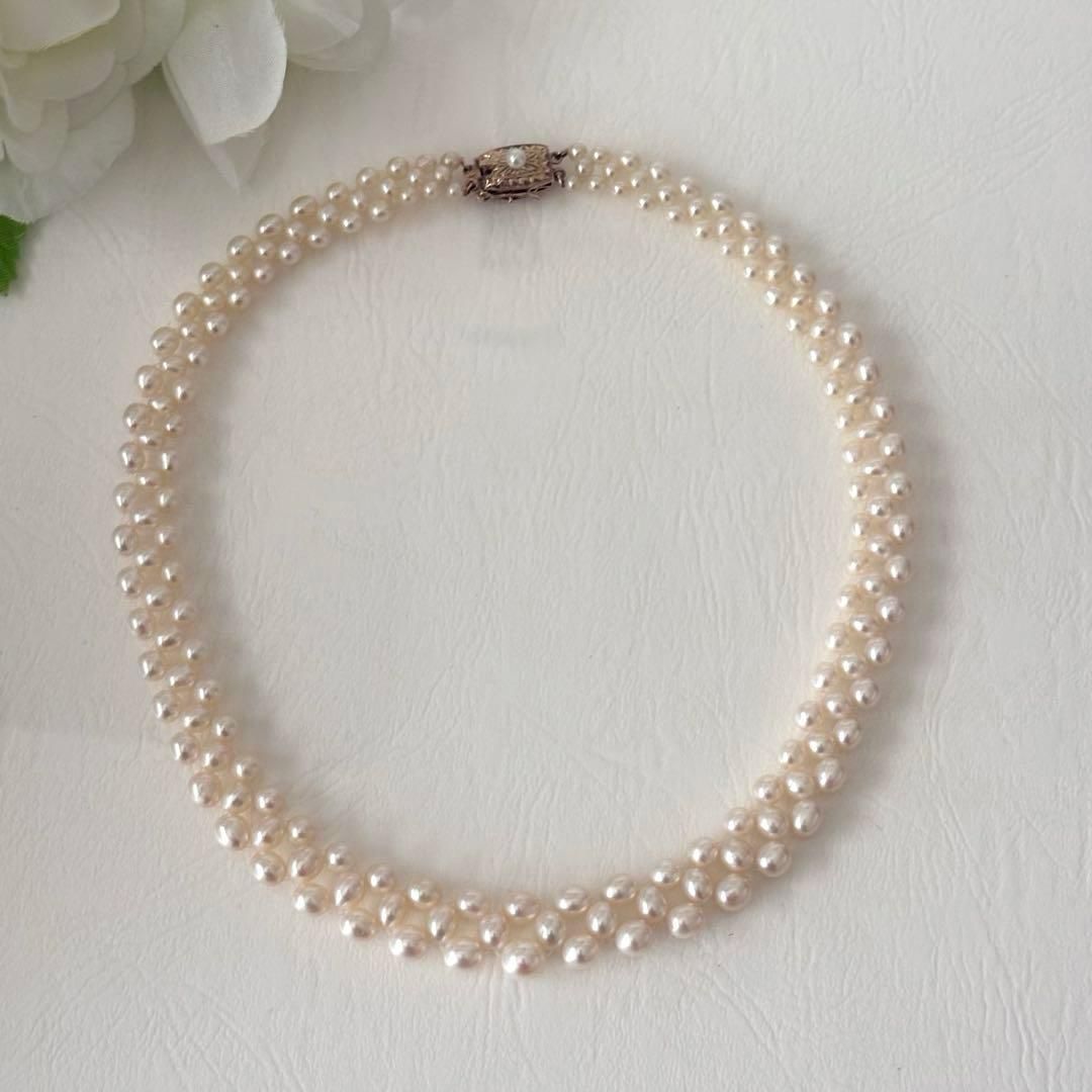228 タサキ K14 パール ネックレス チョーカー
