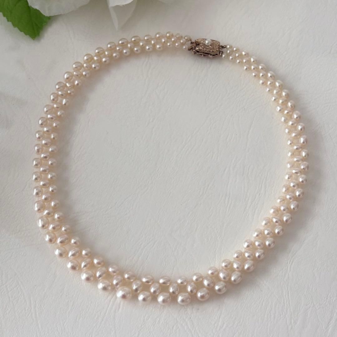 228 タサキ K14 パール ネックレス チョーカー