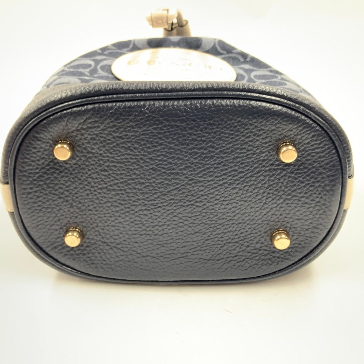 〇〇COACH コーチ デンプシー ドローストリング バケット バッグ 