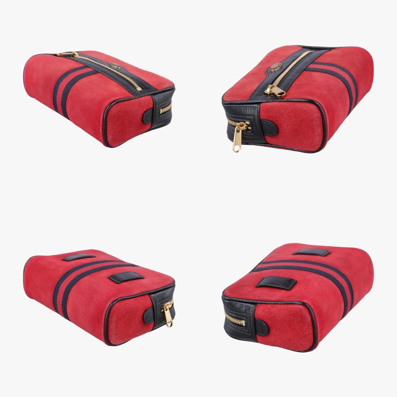 レッド×ブラック スエード×レザー